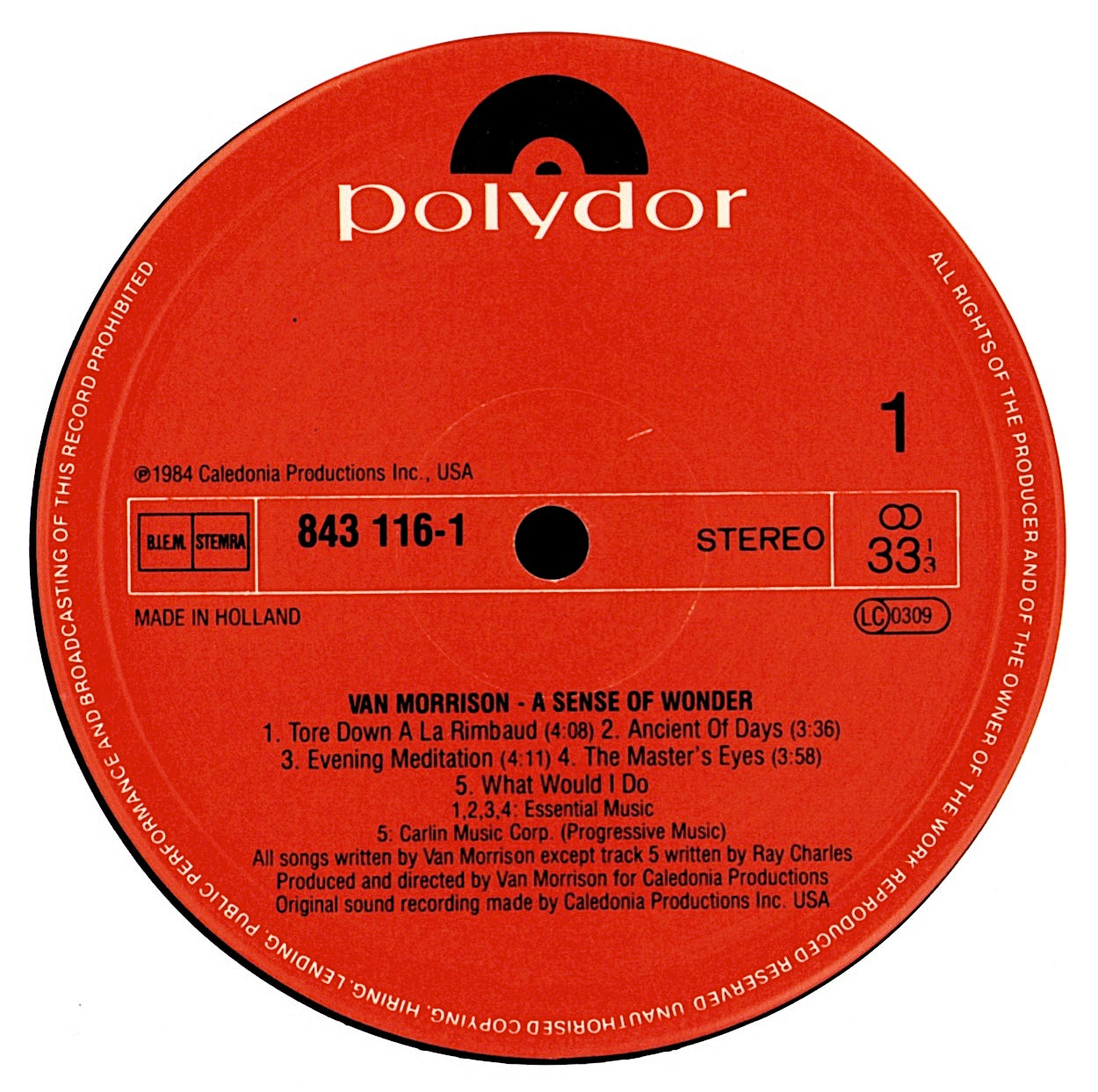 Van Morrison – A Sense Of Wonder