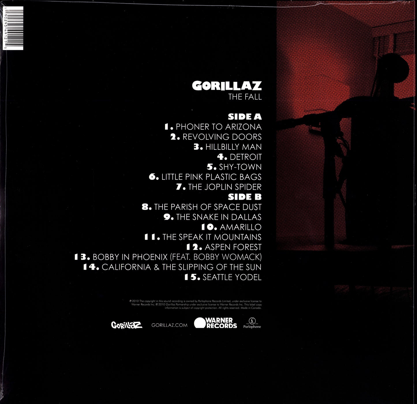 Gorillaz – The Fall Black Vinyl LP