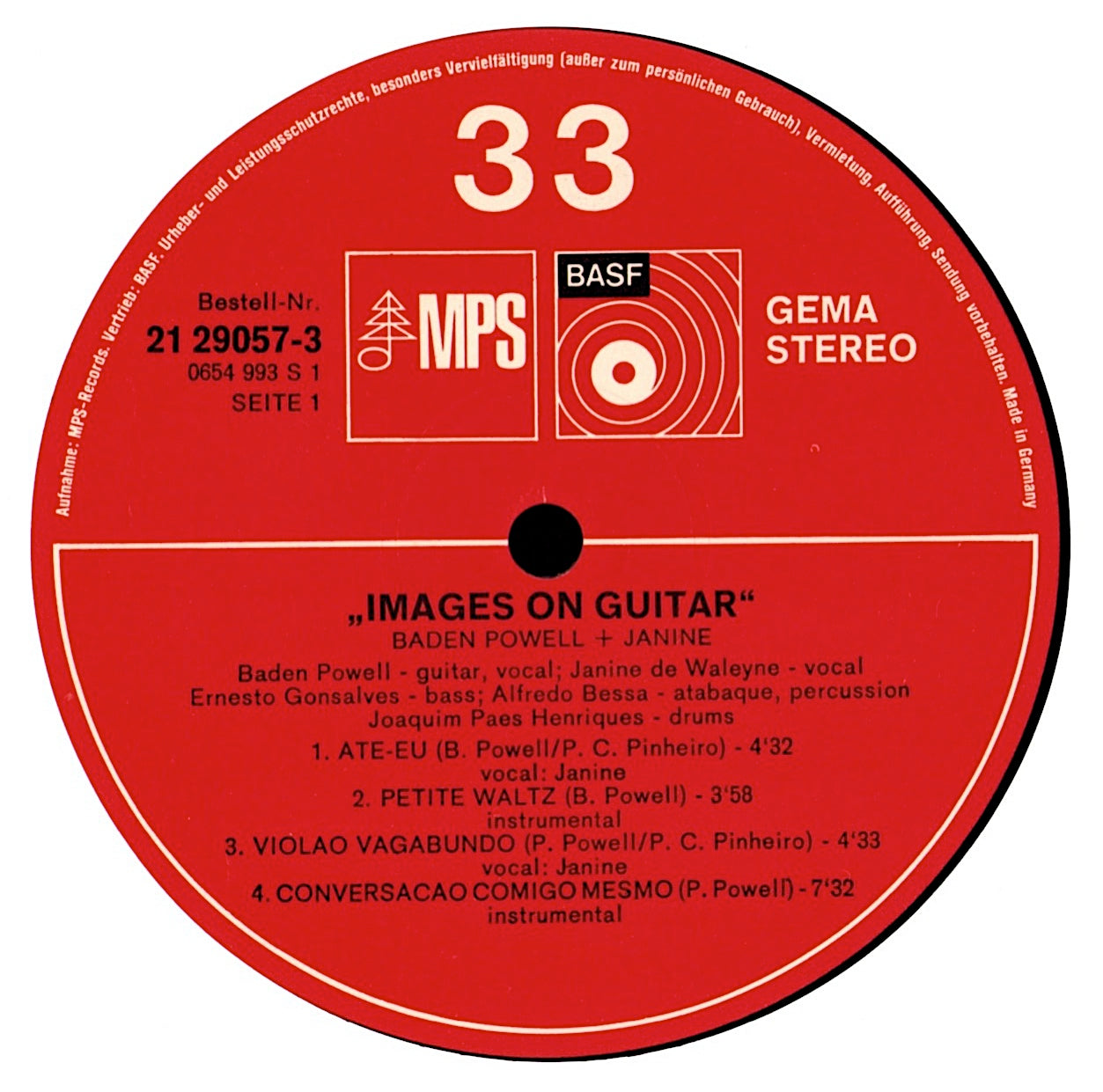 Baden Powell + Janine - Images On Guitar