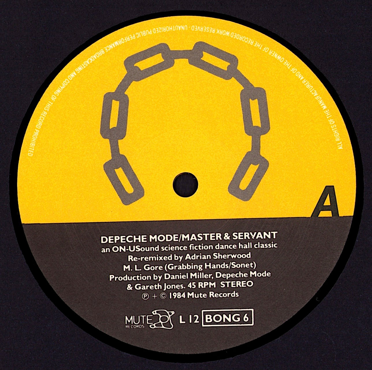 Depeche Mode - Blasphemous Rumours Vinyl 12" Kopie