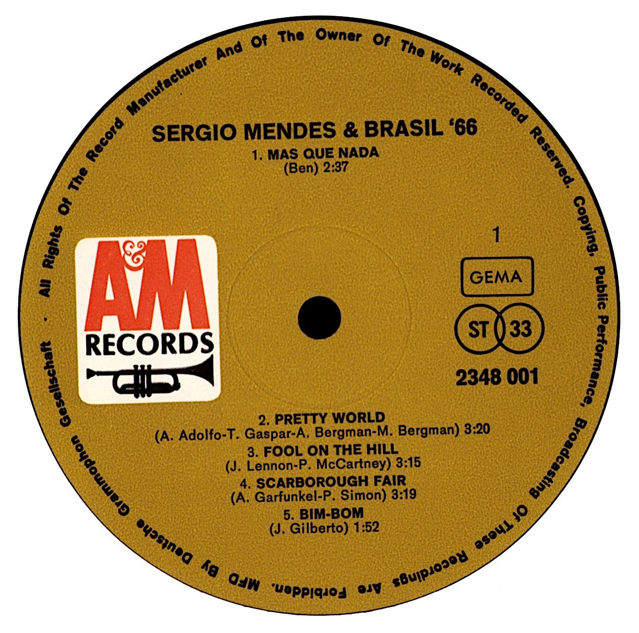 Sergio Mendes & Brasil '66 - Sergio Mendes & Brasil '66