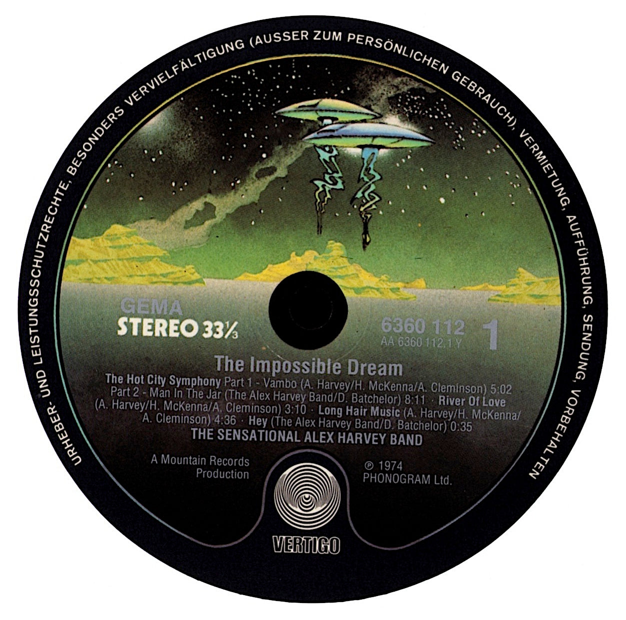 The Sensational Alex Harvey Band – The Impossible Dream