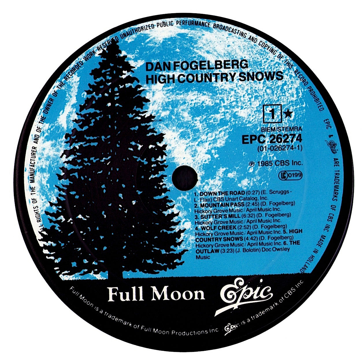 Dan Fogelberg - High Country Snows Vinyl LP