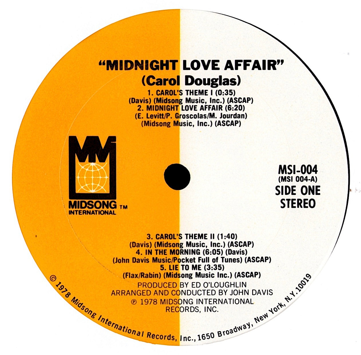 Carol Douglas - Midnight Love Affair
