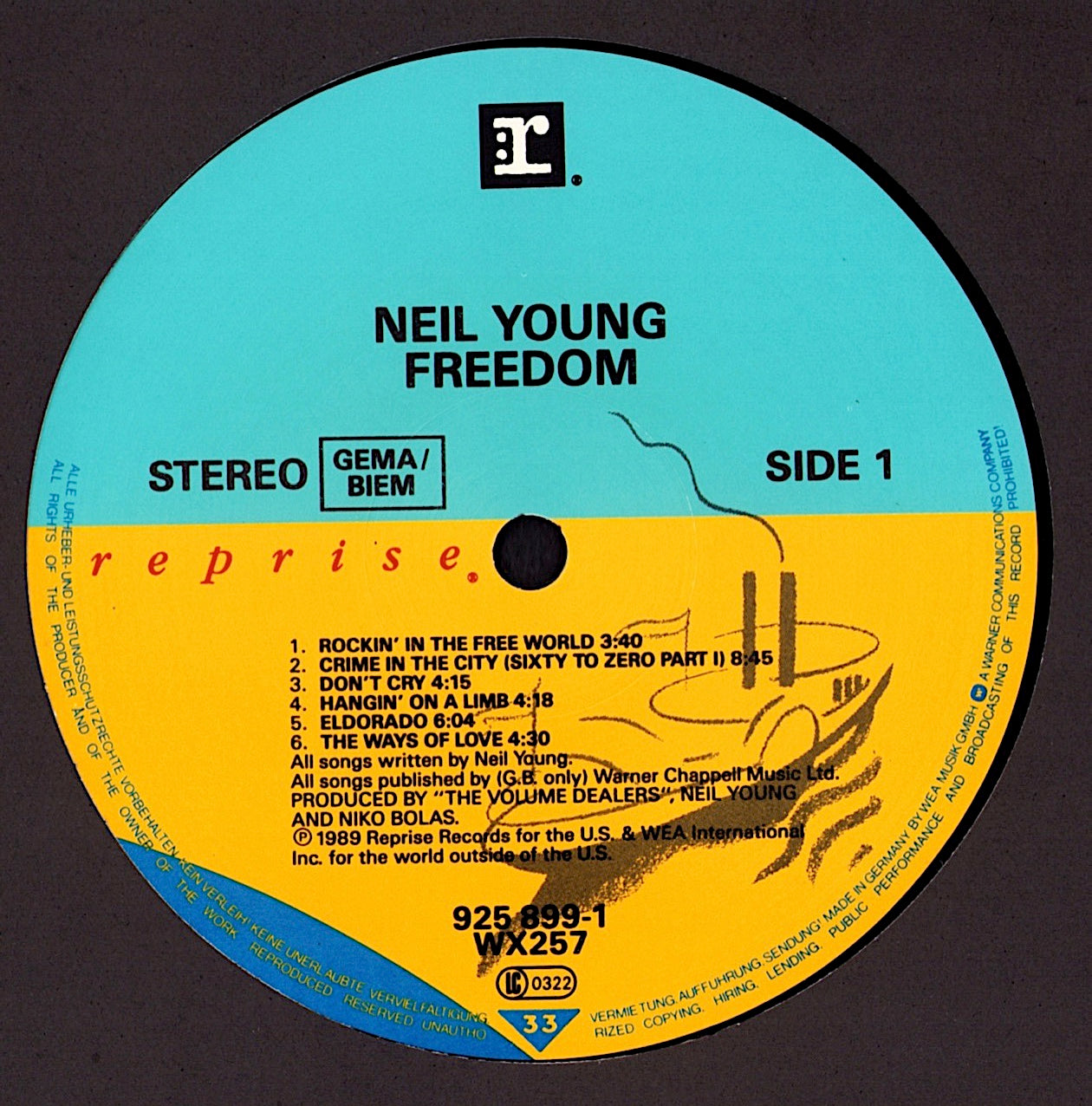 Neil Young - Freedom Vinyl LP