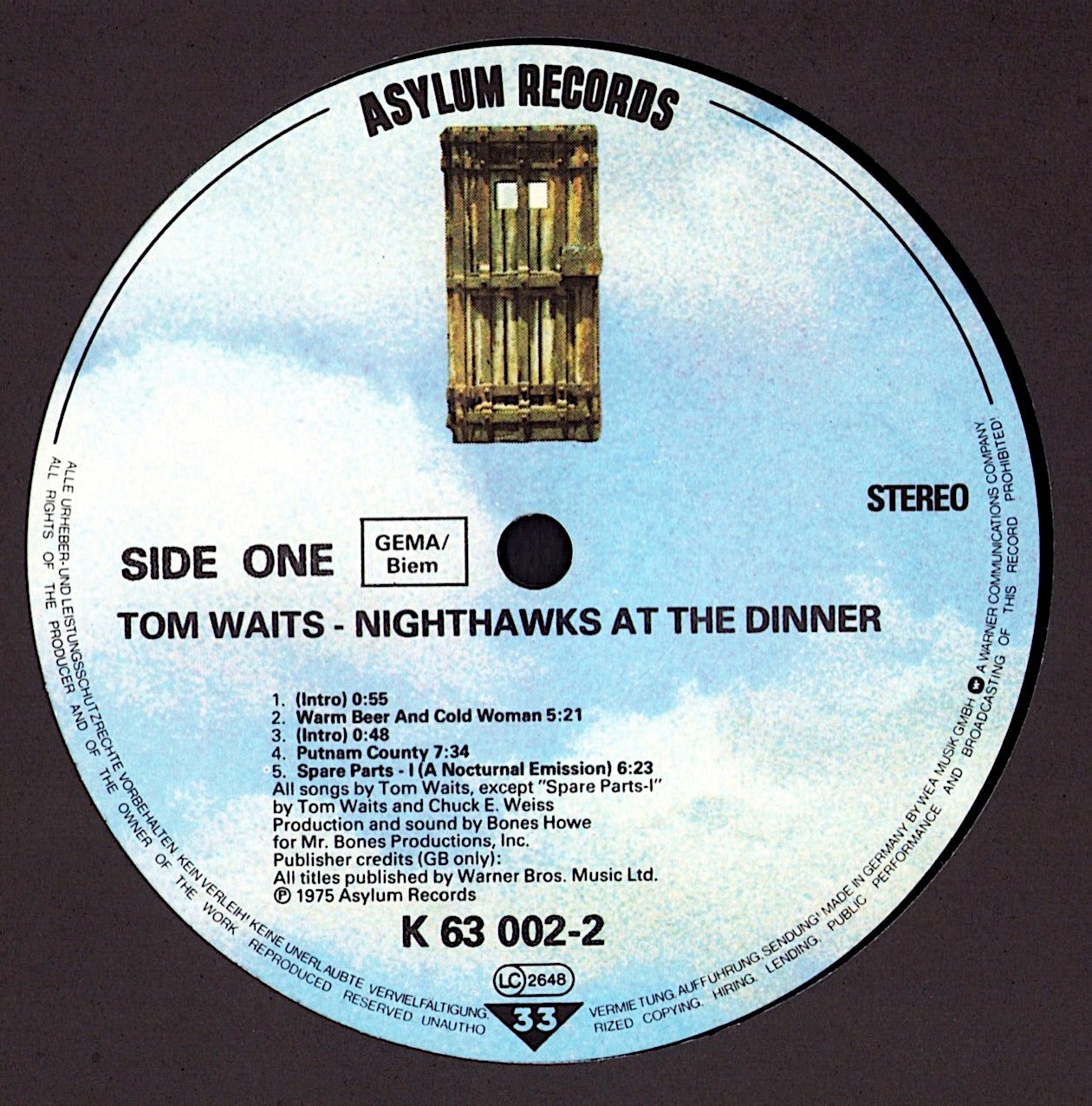 Tom Waits - Nighthawks At The Diner Vinyl 2LP