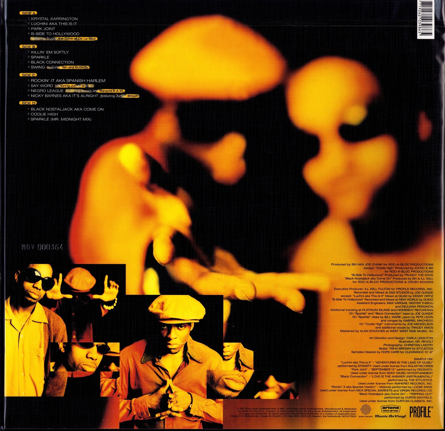 CAMP LO - Uptown Saturday Night Translucent Blue Vinyl 2LP Limited Edition