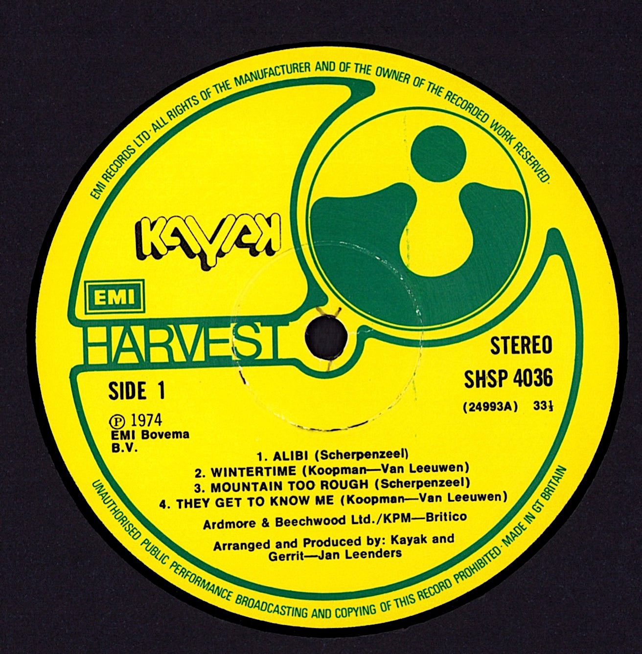 Kayak – Kayak Vinyl LP