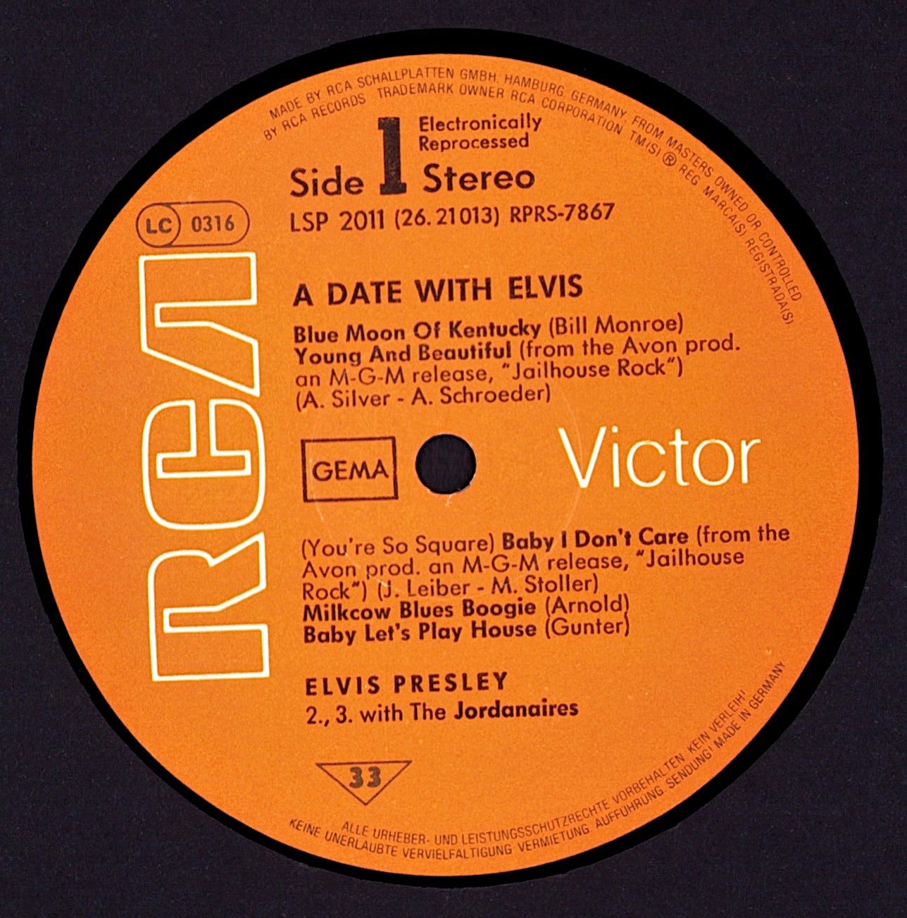 Elvis Presley – A Date With Elvis Vinyl LP