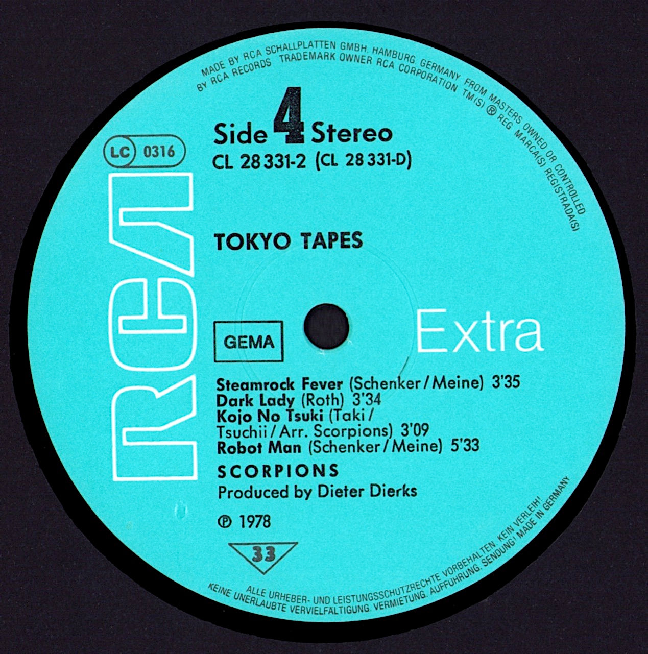 Scorpions - Tokyo Tapes Vinyl 2LP