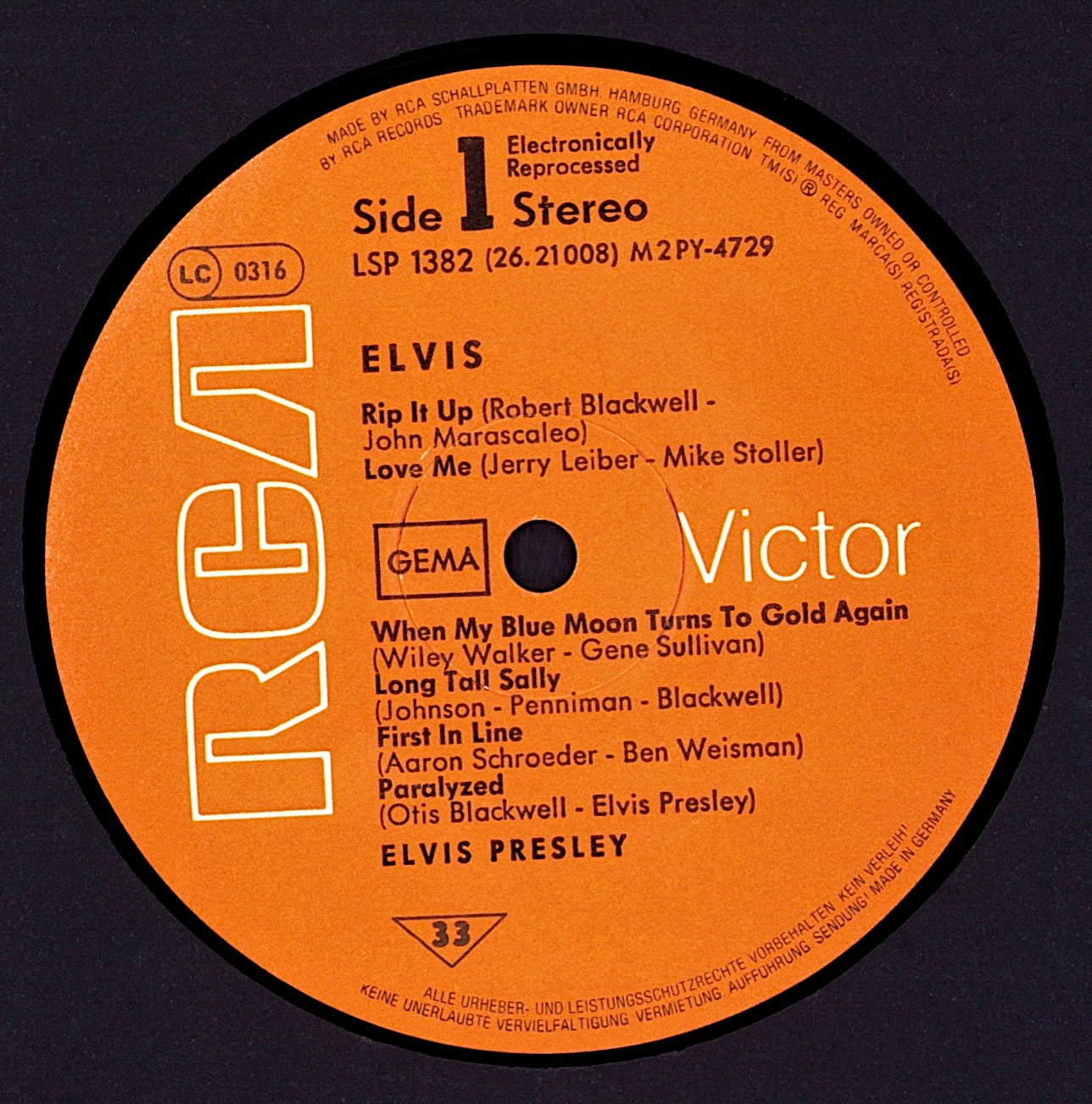 Elvis Presley – Elvis Vinyl LP