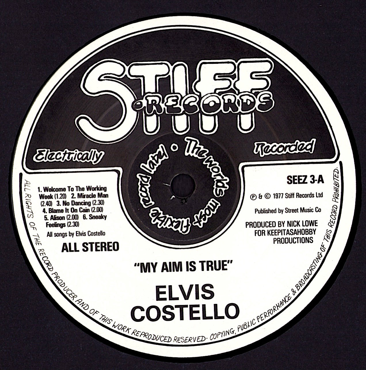 Elvis Costello And The Attractions - Punch The Clock Vinyl LP Kopie Kopie