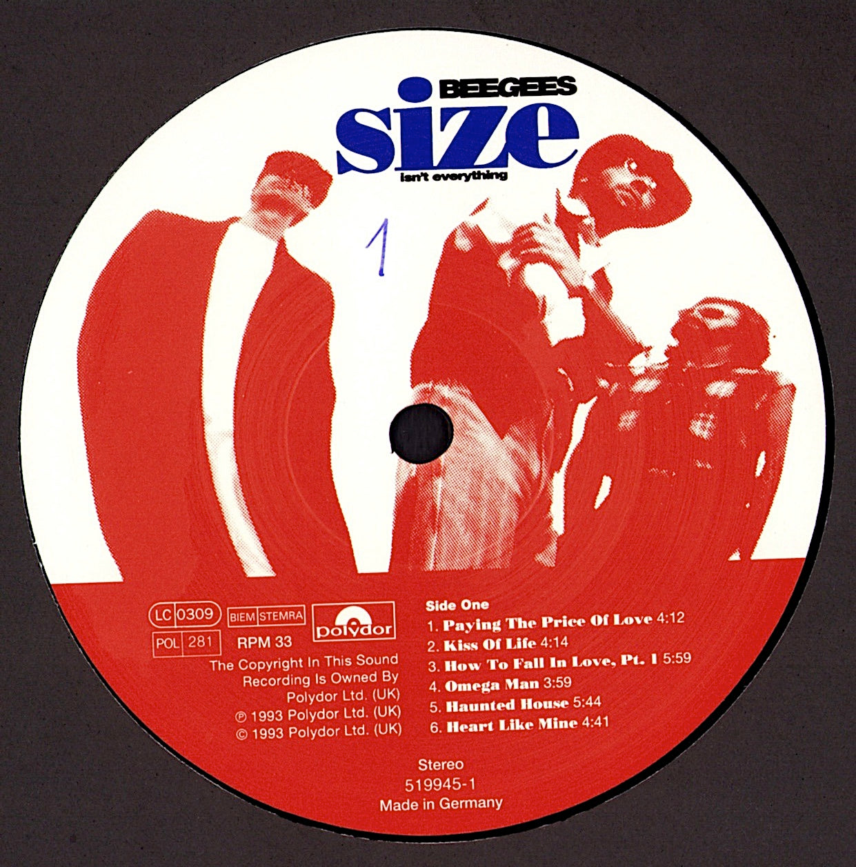 Bee Gees - High Civilization Vinyl LP Kopie