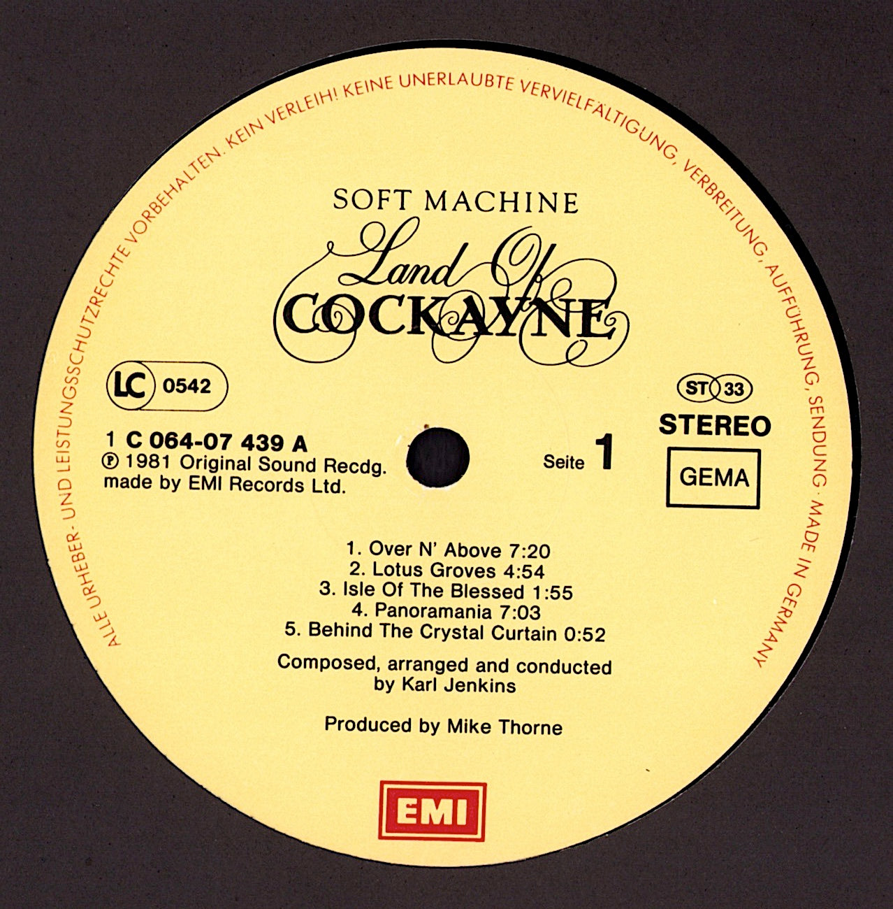 Soft Machine - Faces And Places Vol. 7 Vinyl LP