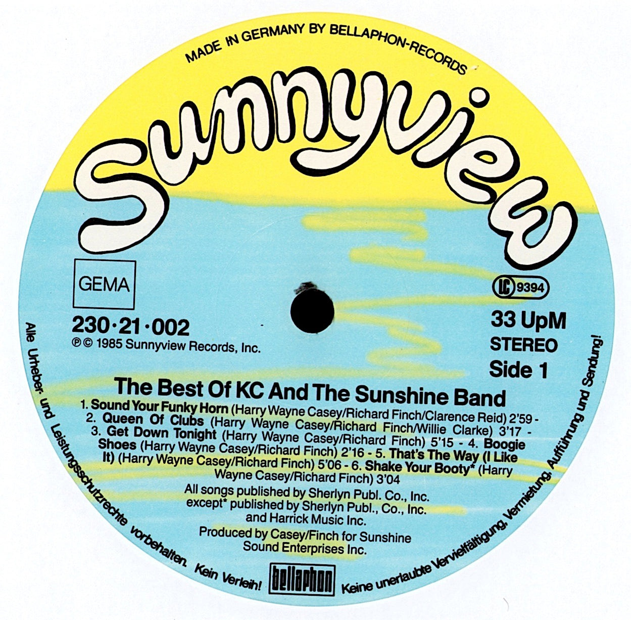 KC And The Sunshine Band - The Best Of KC And The Sunshine Band Vinyl LP