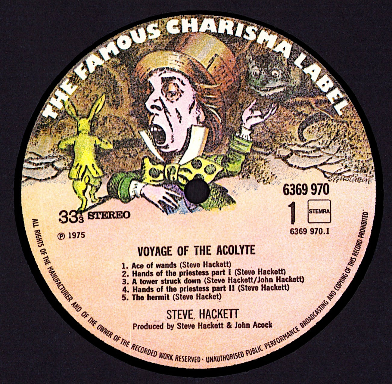 Steve Hackett – Voyage Of The Acolyte Vinyl LP