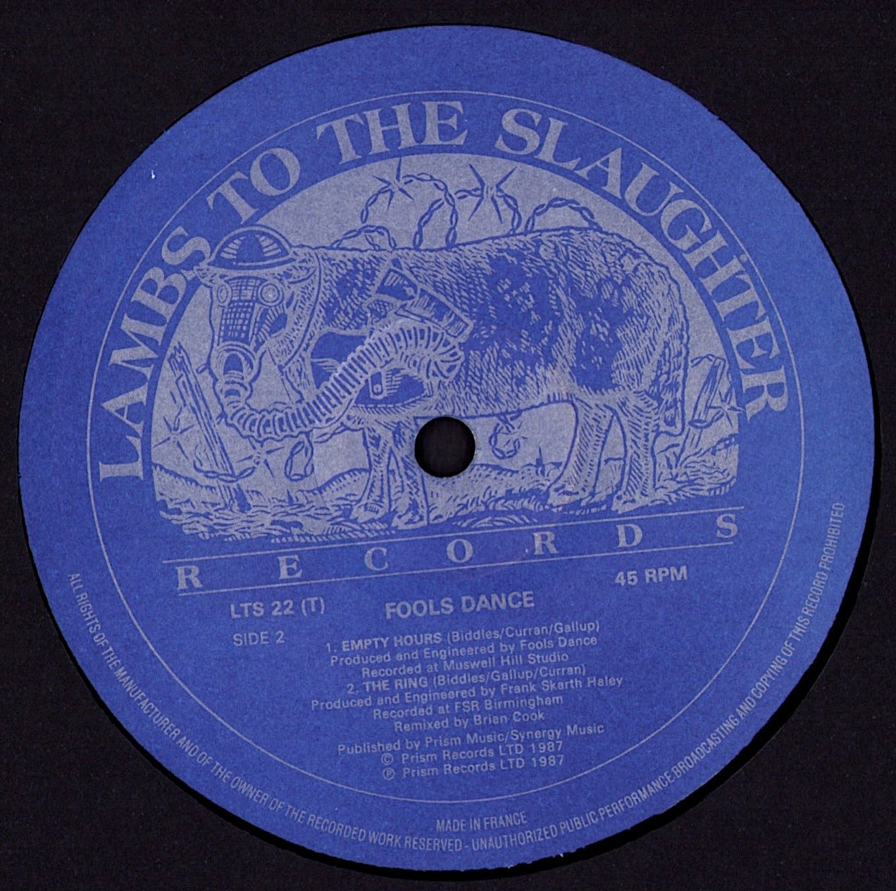 Fools Dance – They'll Never Know Vinyl 12"