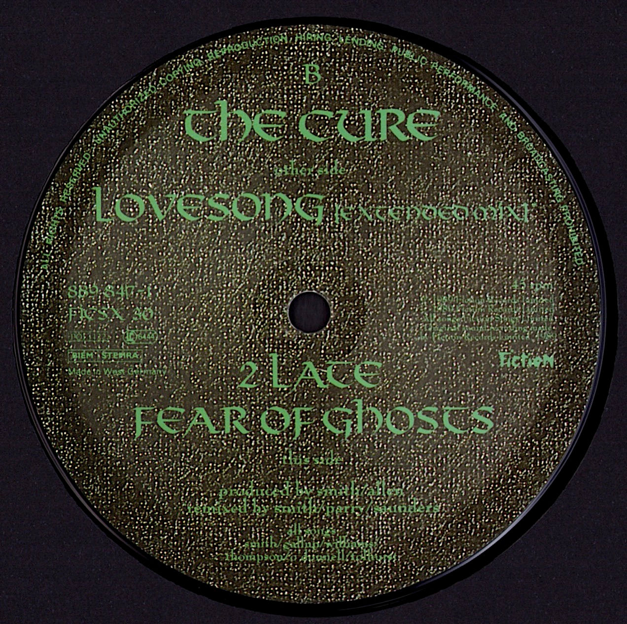 The Cure – Lovesong Extended Mix Vinyl 12"