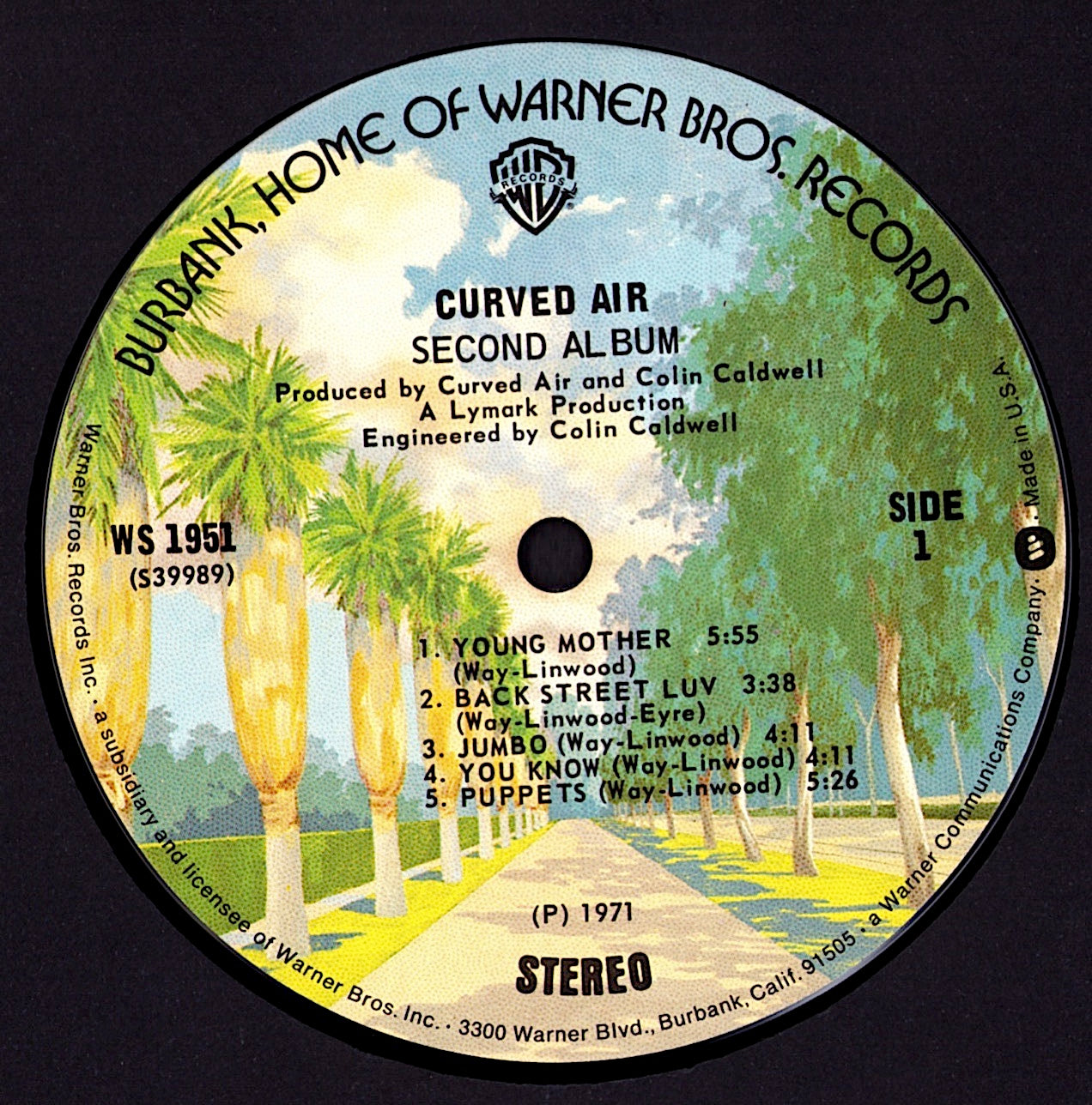 Curved Air – Curved Air Live Vinyl LP Kopie