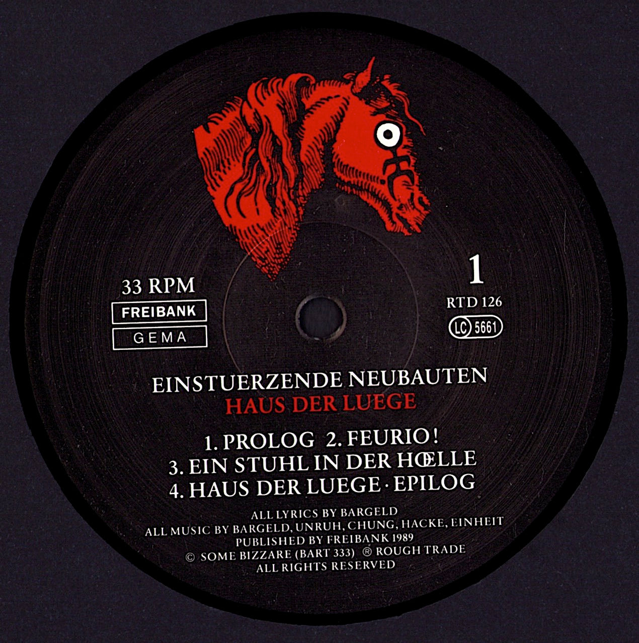 Einstuerzende Neubauten - Haus Der Luege Vinyl LP