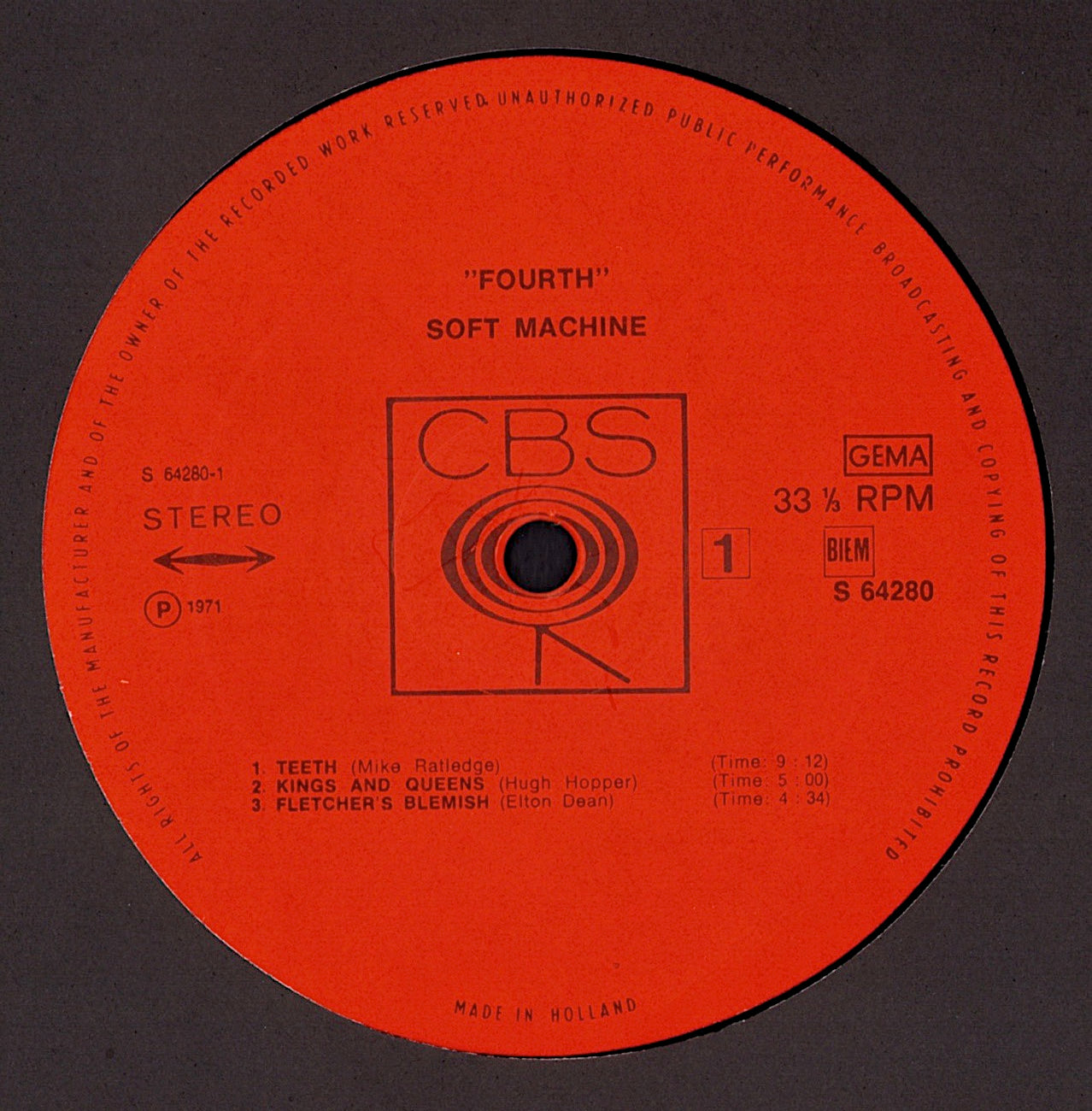 Soft Machine - Faces And Places Vol. 7 Vinyl LP Kopie