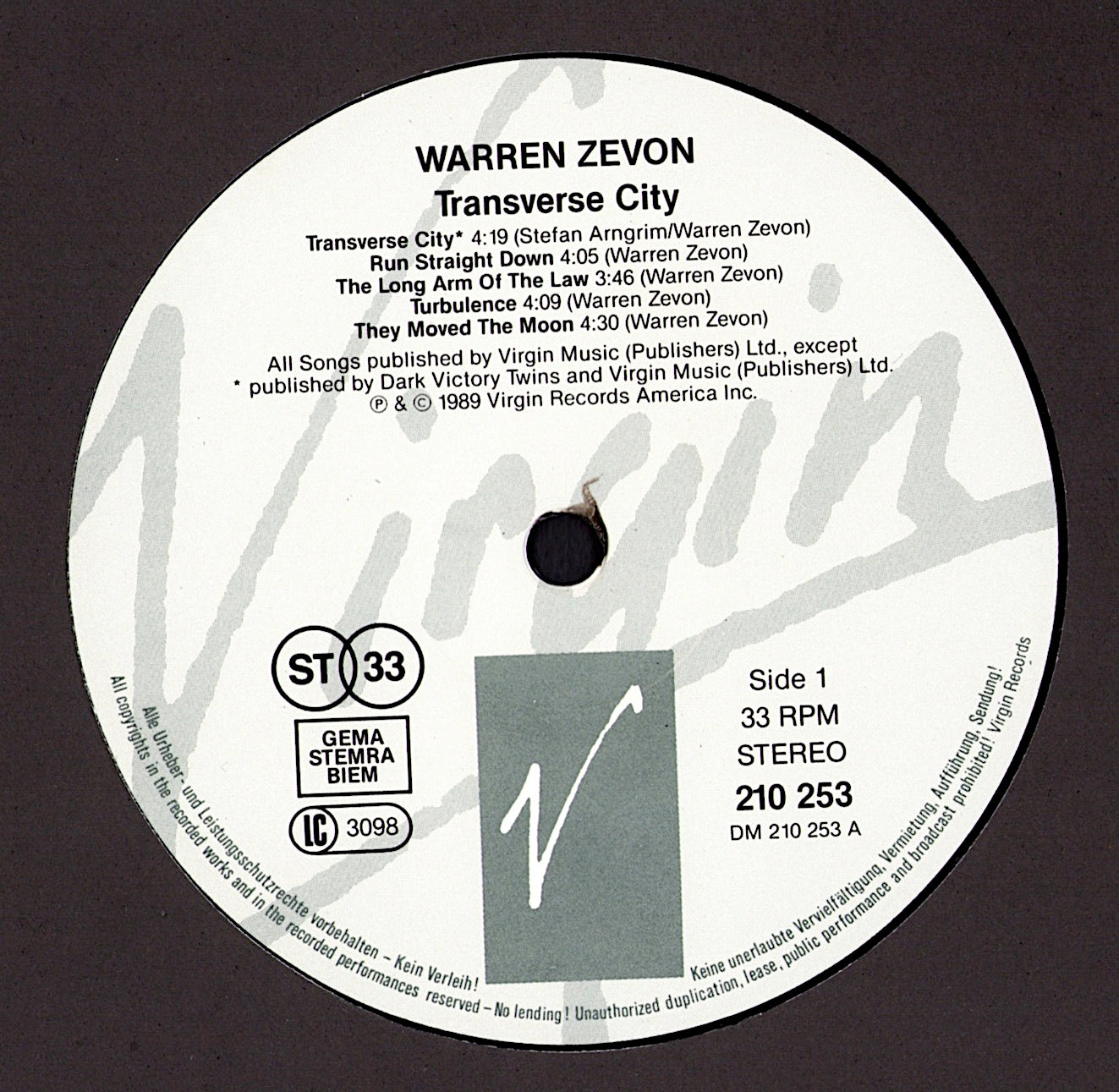 Joe Jackson – Body And Soul Vinyl LP Kopie