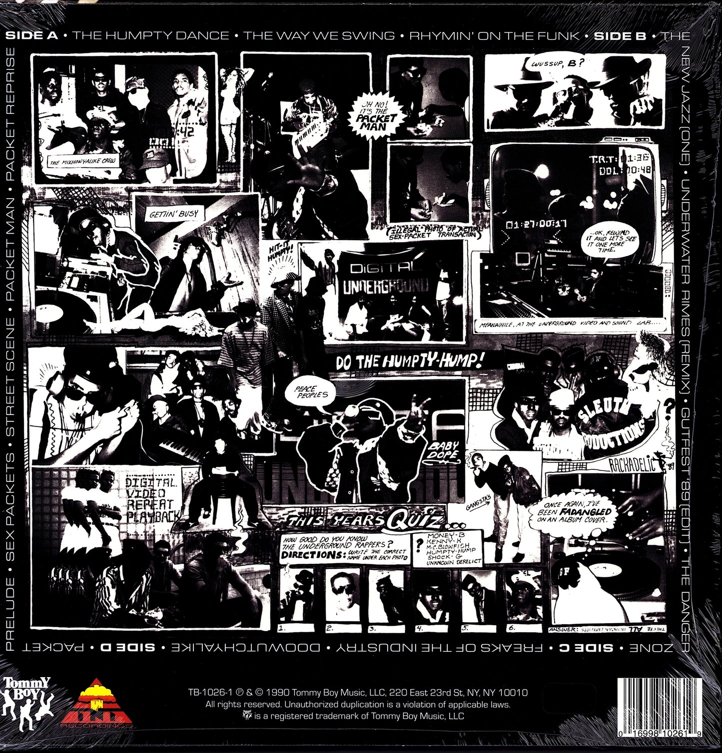 Digital Underground – Sex Packets Blue Translucent Vinyl 2LP Limited Edition