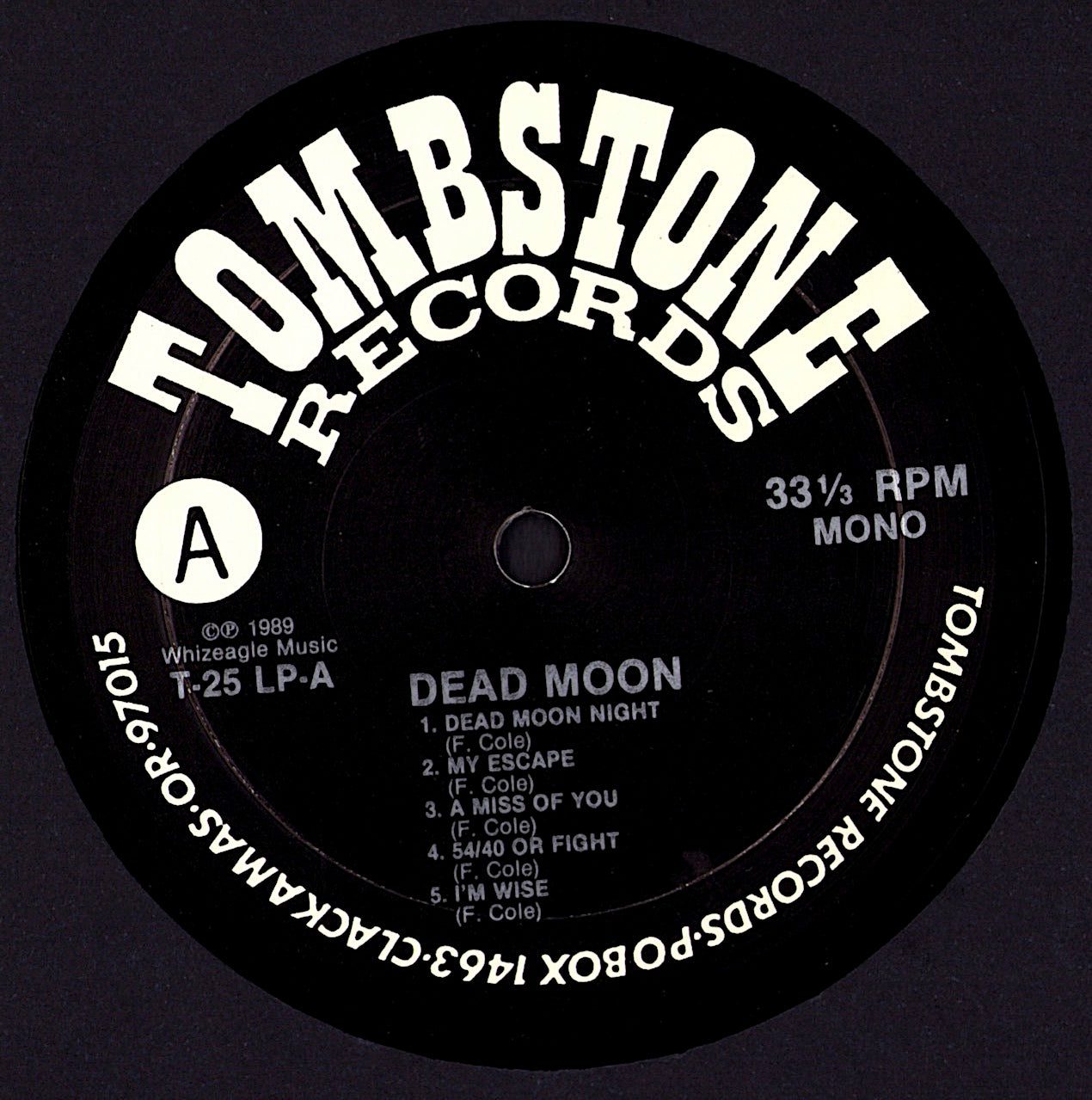Dead Moon – Unknown Passage Vinyl LP