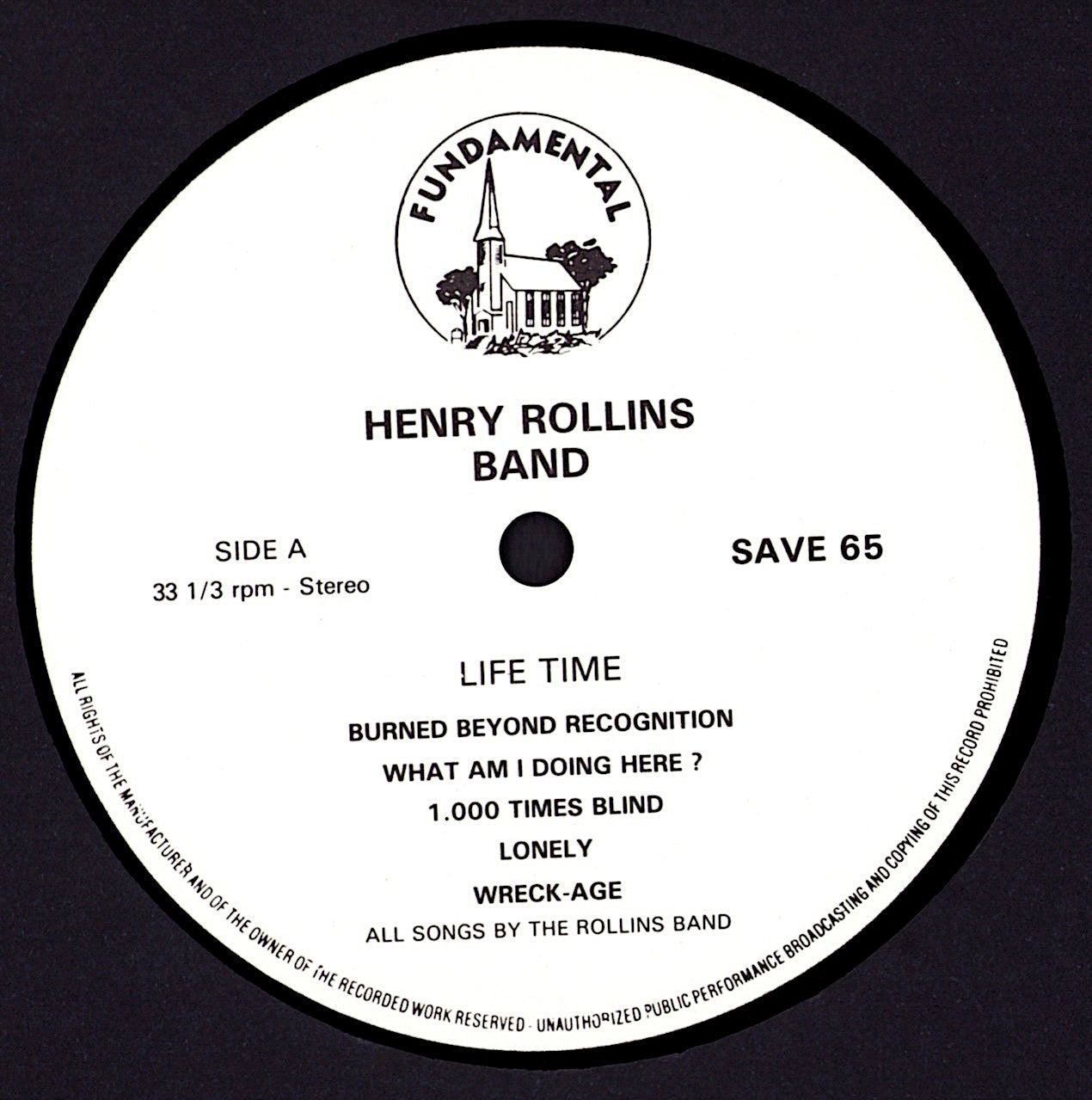 Rollins Band – Life Time Vinyl LP