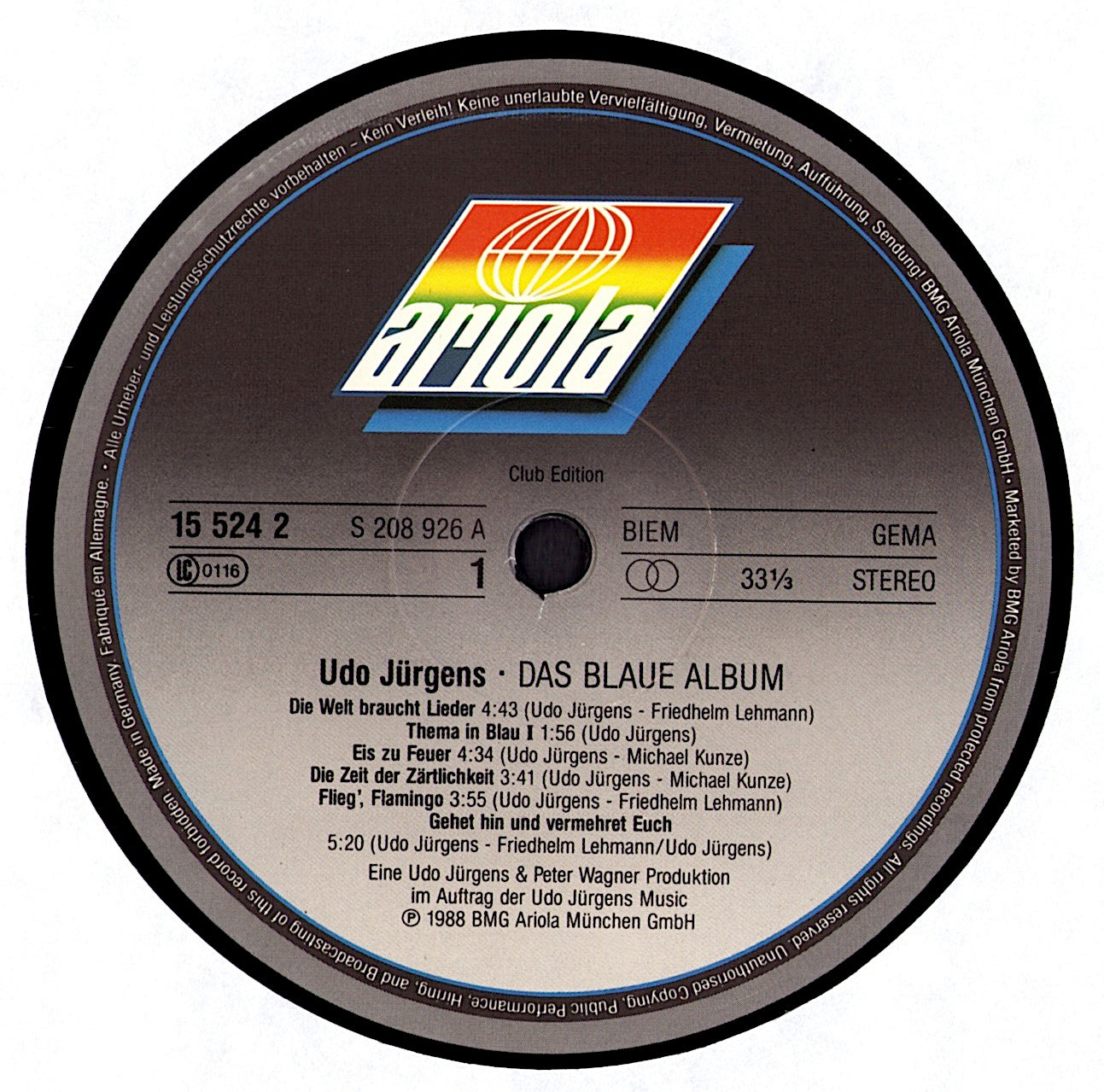 Udo Jürgens – Das Blaue Album