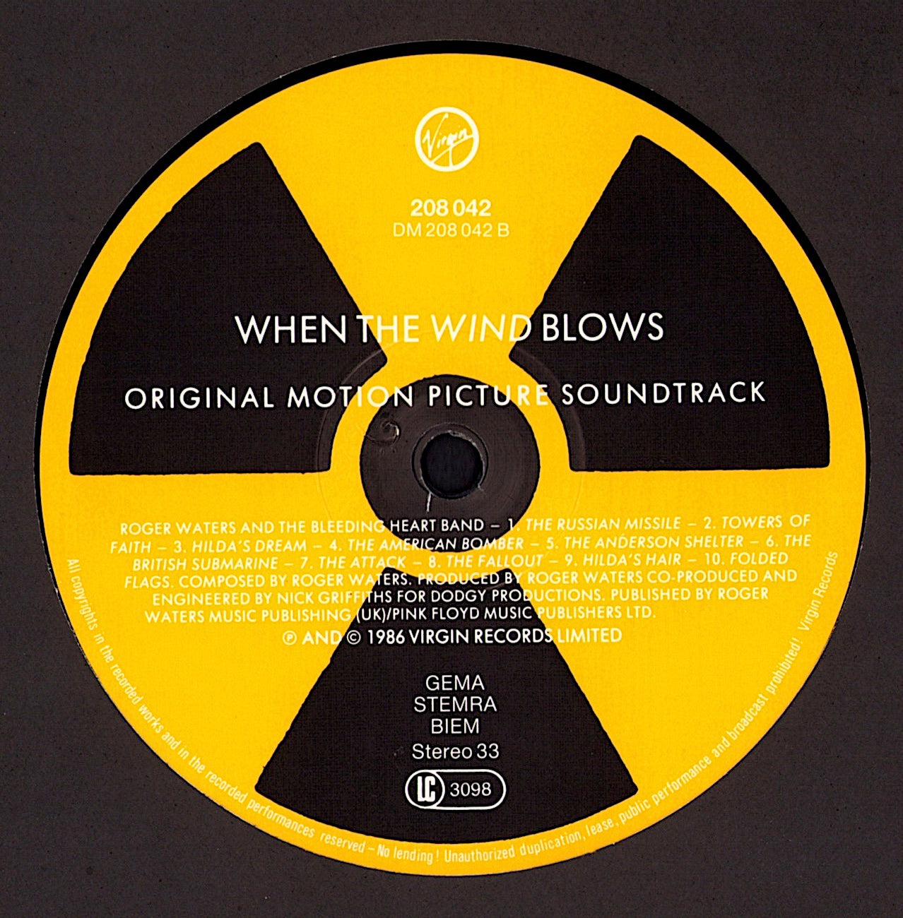 Stevie Ray Vaughan And Double Trouble – Couldn't Stand The Weather Vinyl LP Kopie