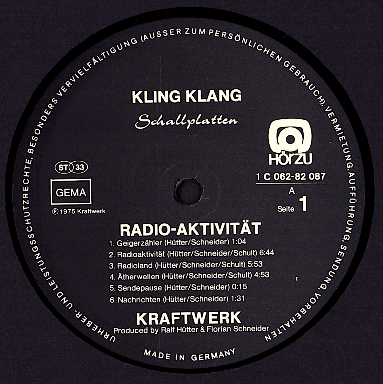 Kraftwerk - Radio-Aktivität Vinyl LP