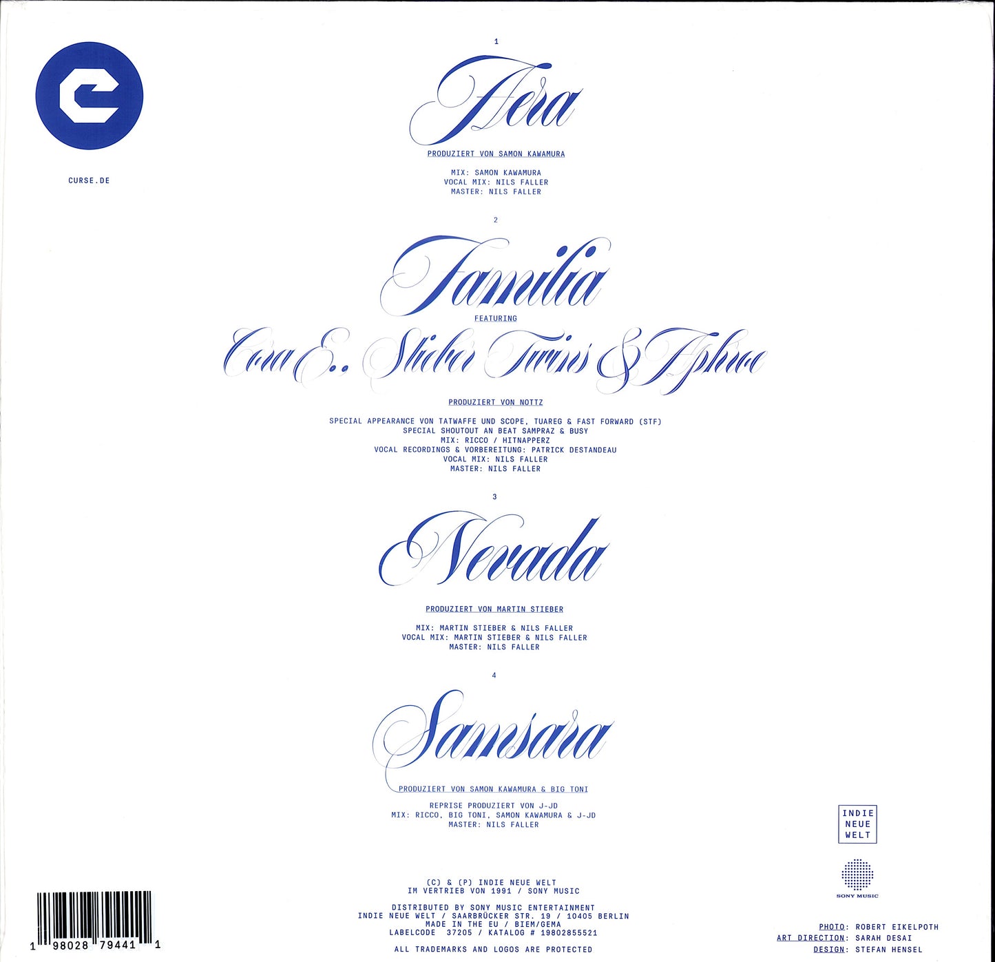 Curse – Aera EP Black Vinyl 12" EP Limited Edition