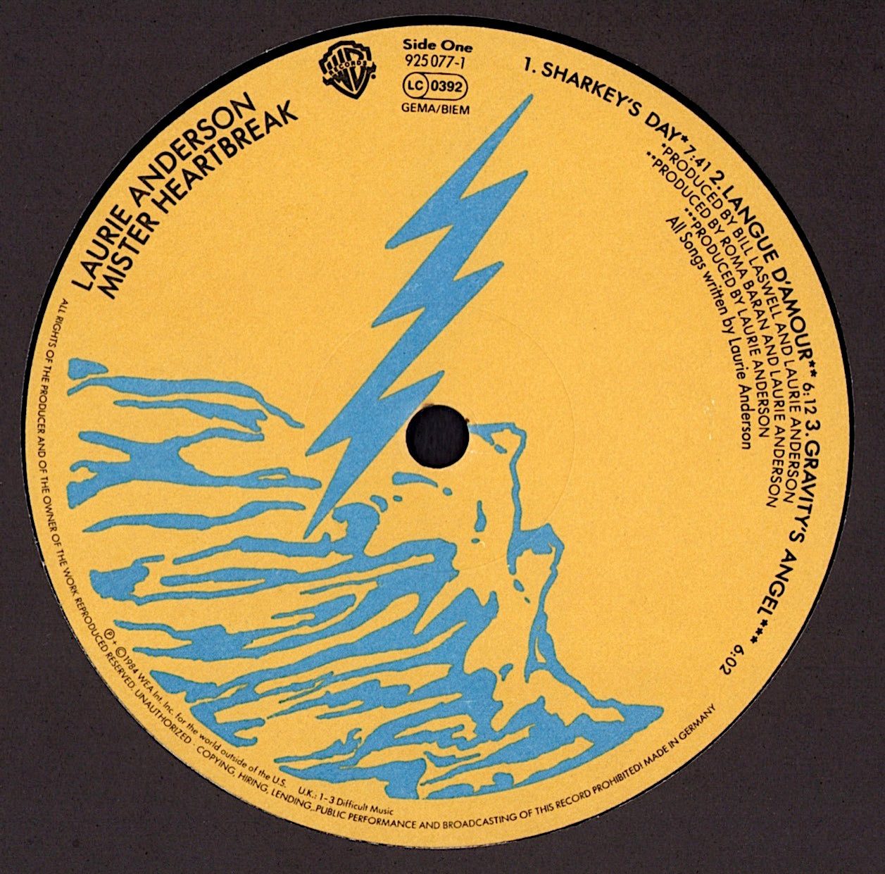 Laurie Anderson – Big Science Vinyl LP Kopie Kopie