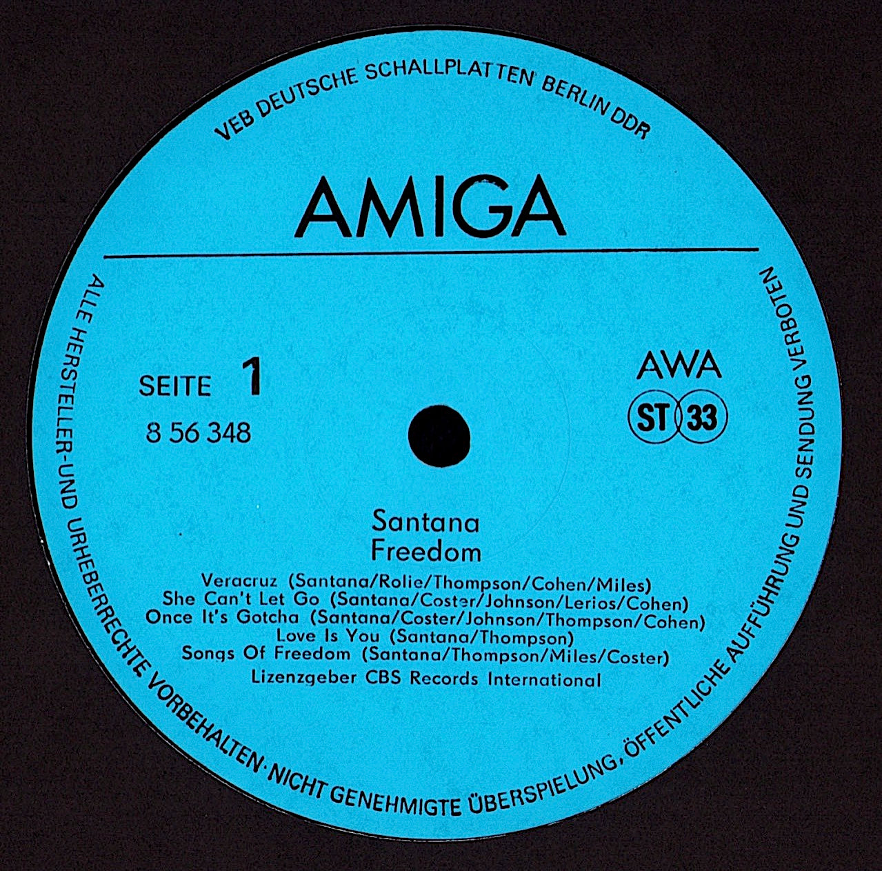 Santana – Freedom Vinyl LP