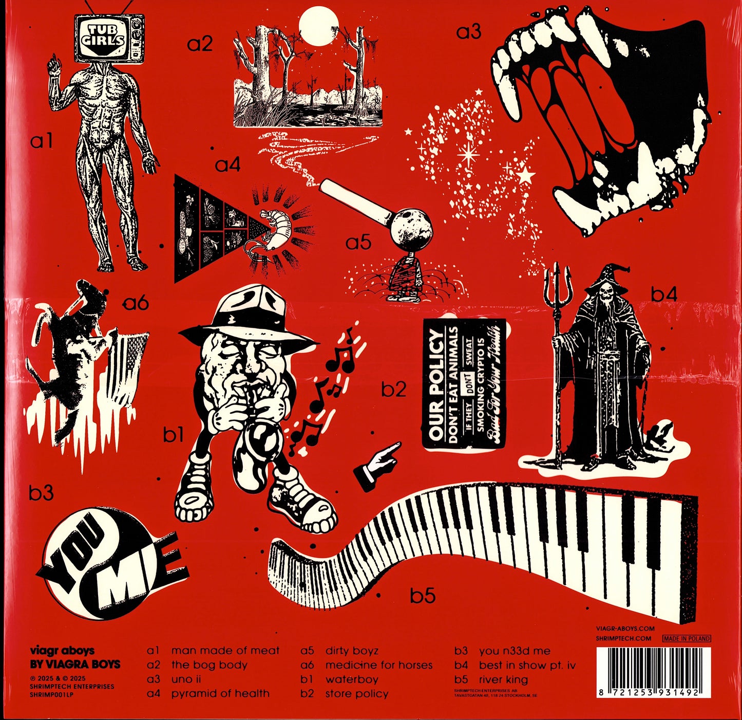 Viagra Boys – Viagr Aboys Black Vinyl LP