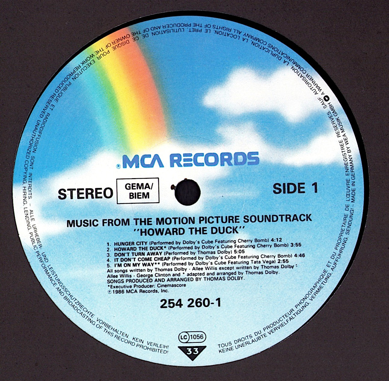 When The Wind Blows Original Motion Picture Soundtrack Vinyl LP Kopie Kopie Kopie Kopie