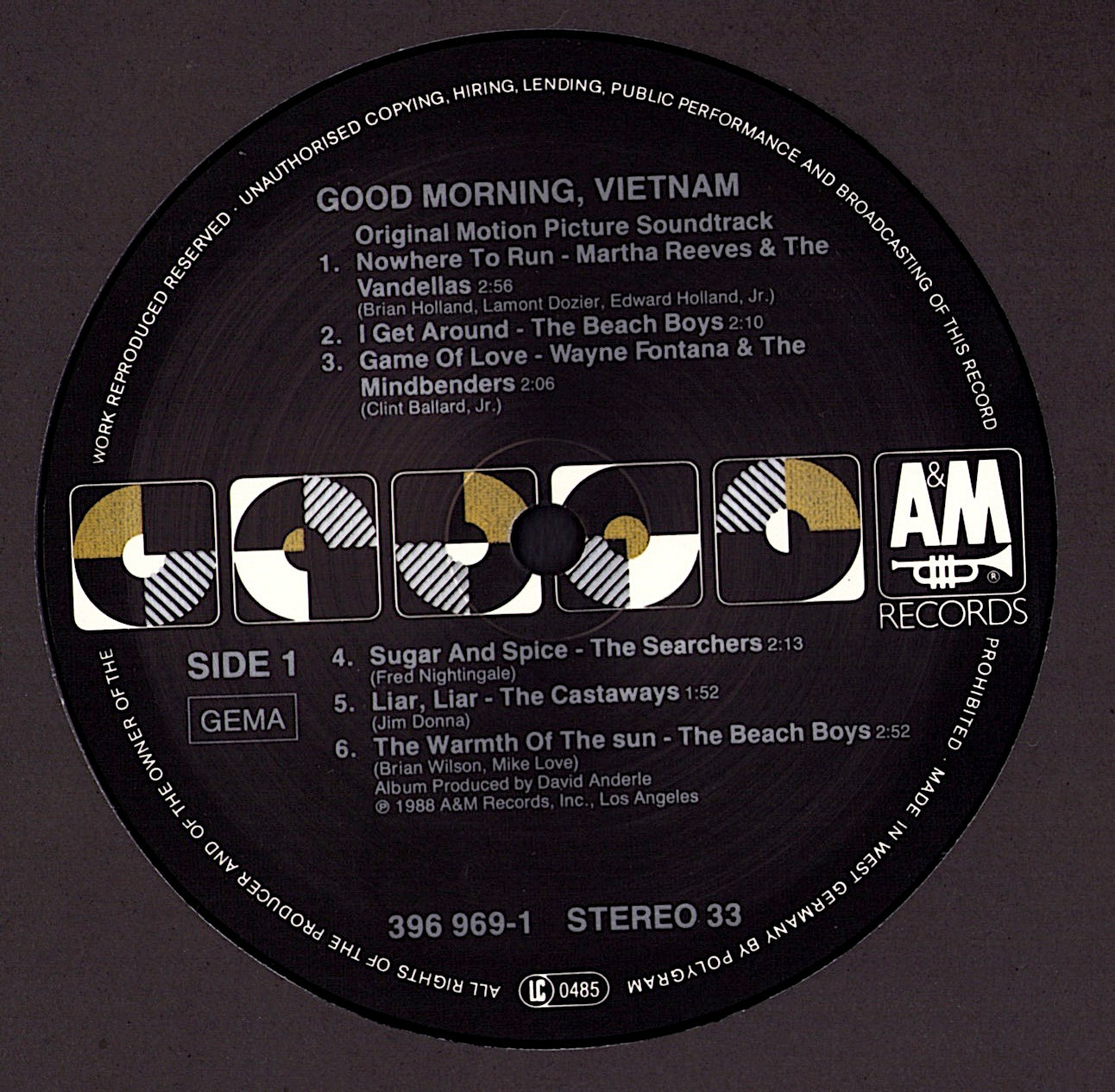 When The Wind Blows Original Motion Picture Soundtrack Vinyl LP Kopie