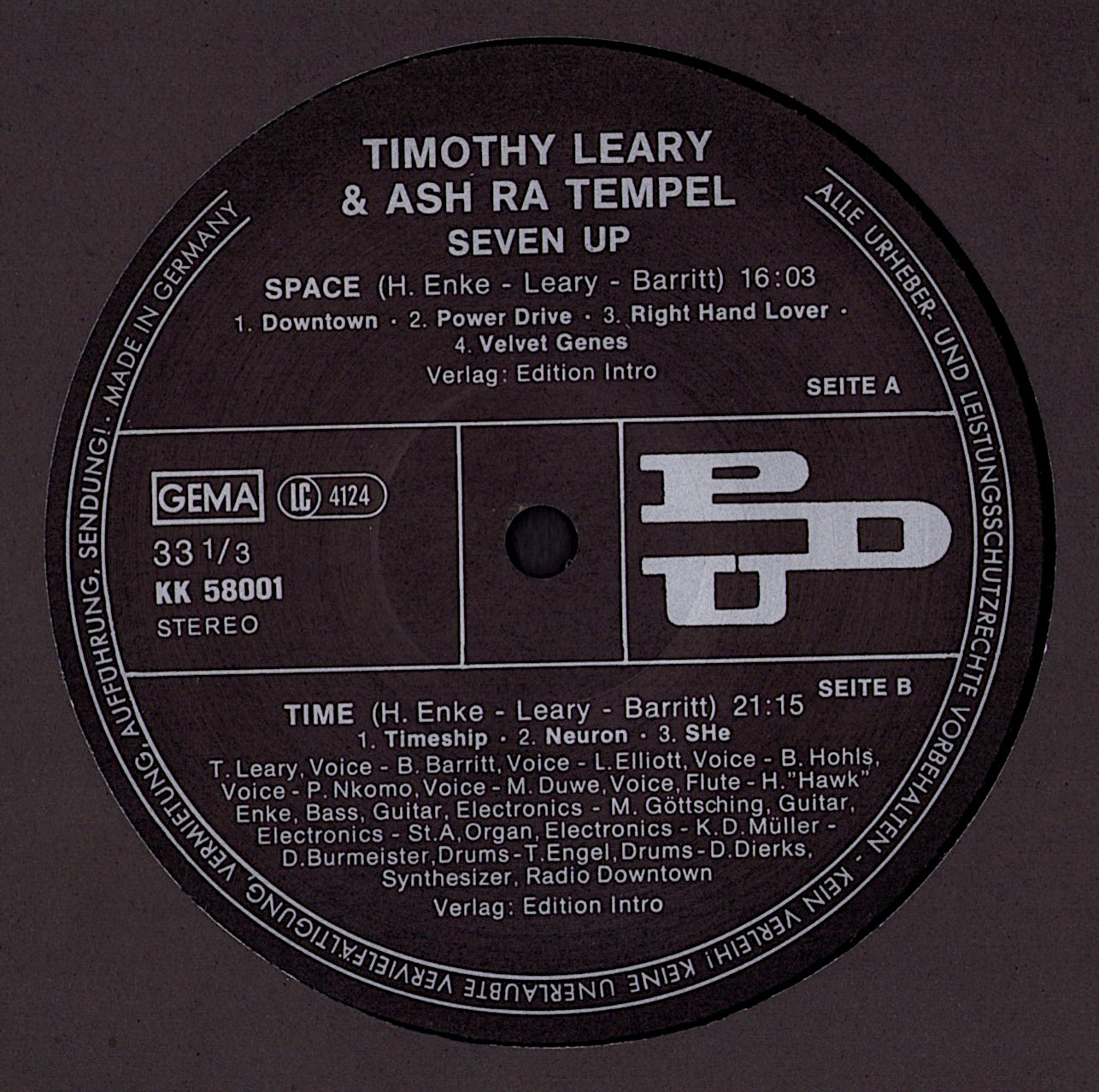 Ashra - Belle Alliance Vinyl LP Kopie Kopie