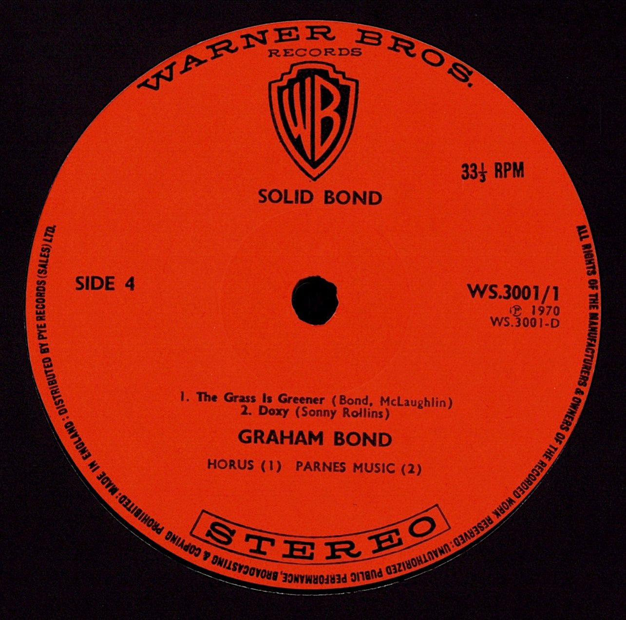 Graham Bond - Holy Magick Vinyl LP Vertigo Kopie