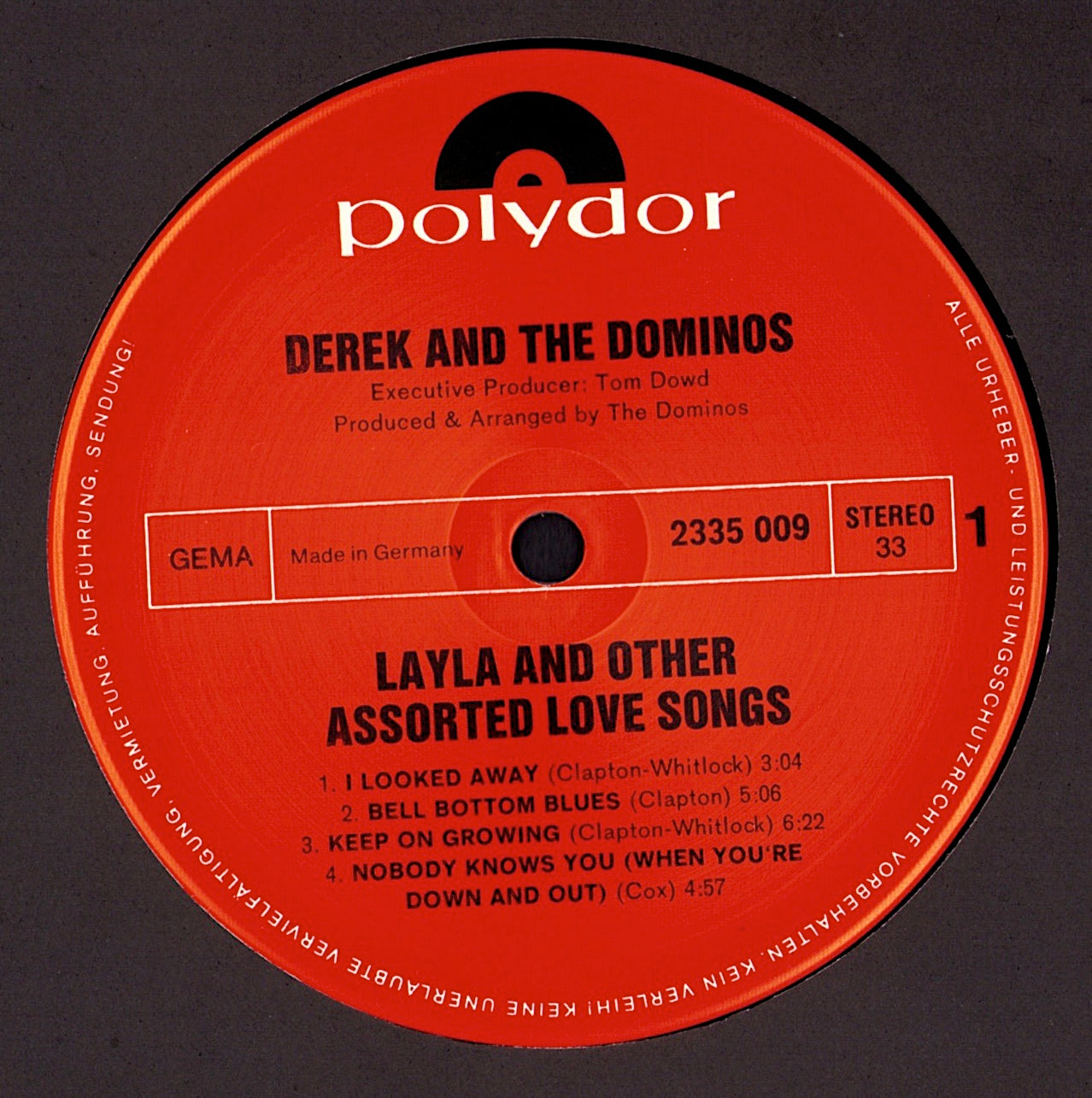 Derek & The Dominos – Layla Vinyl 2LP