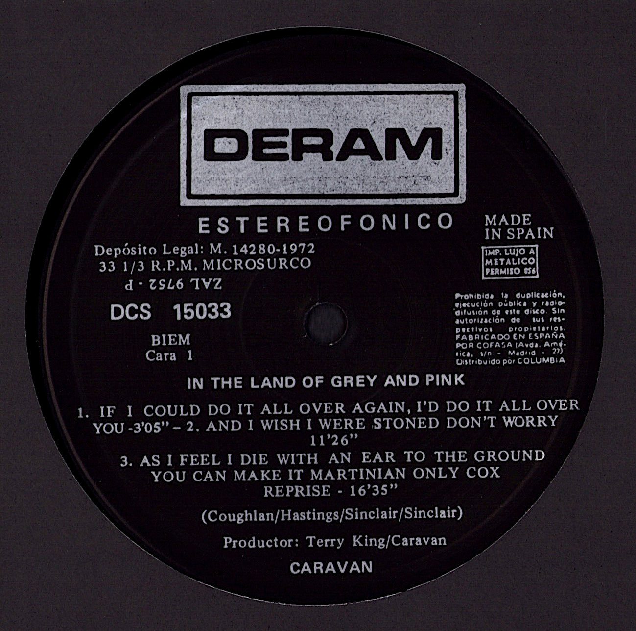 Caravan – For Girls Who Grow Plump In The Night Vinyl LP Kopie