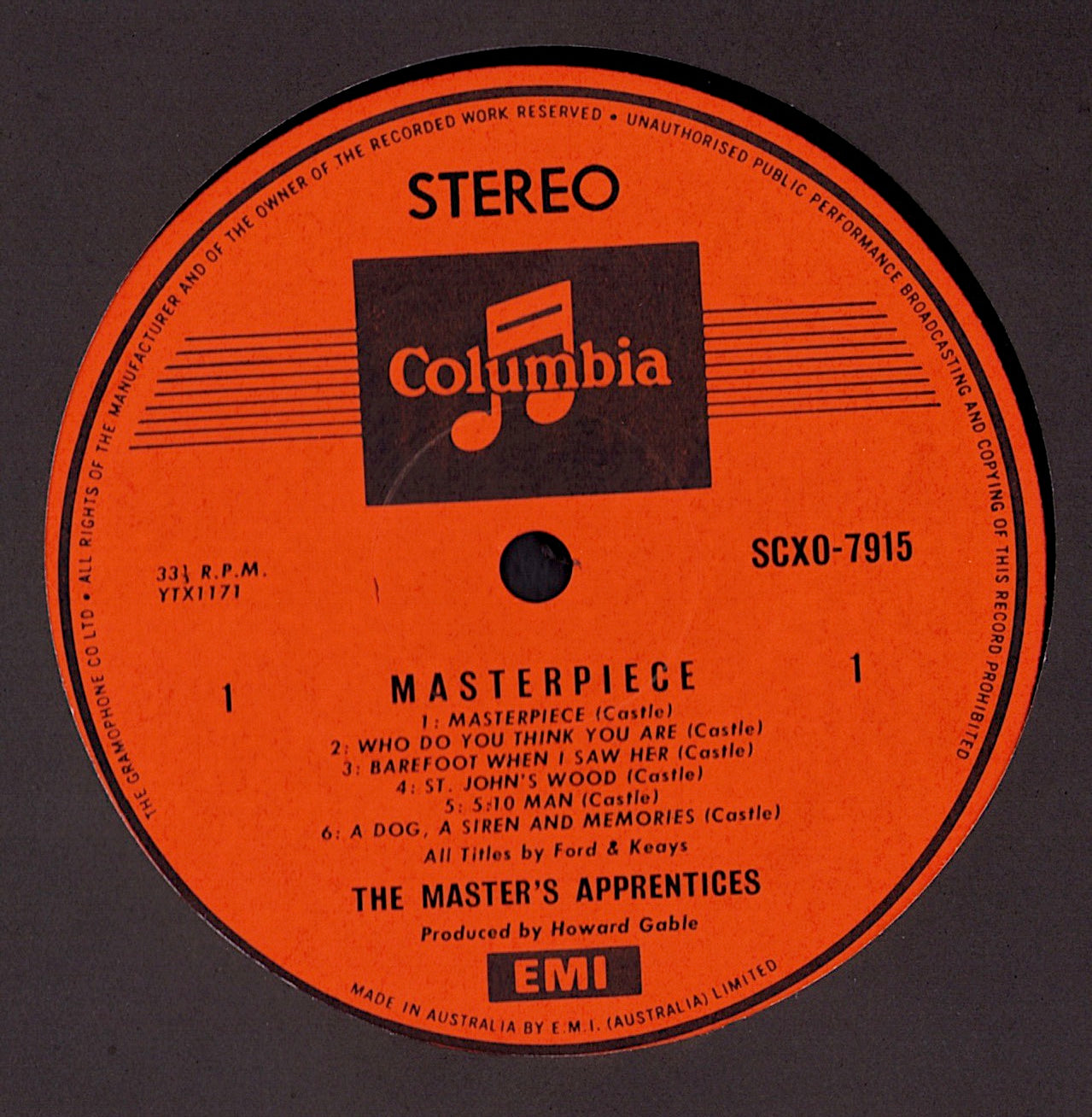 Timothy Leary & Ash Ra Tempel – Seven Up Vinyl LP Kopie