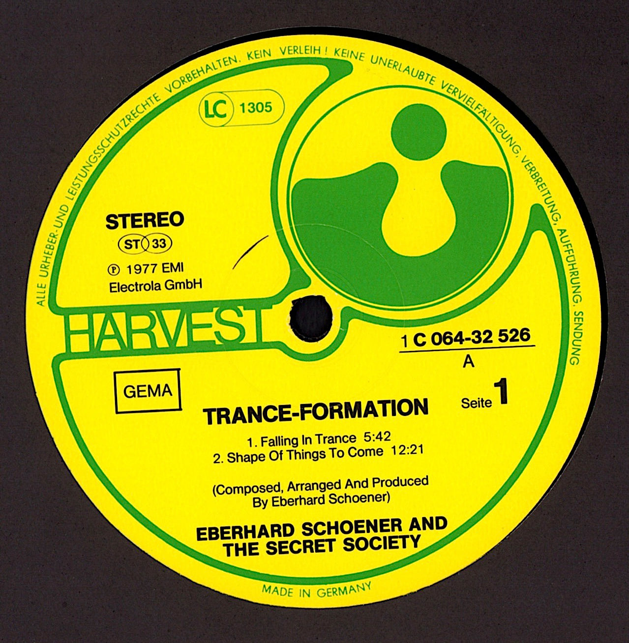 Eberhard Schoener - Time Square Vinyl LP Kopie