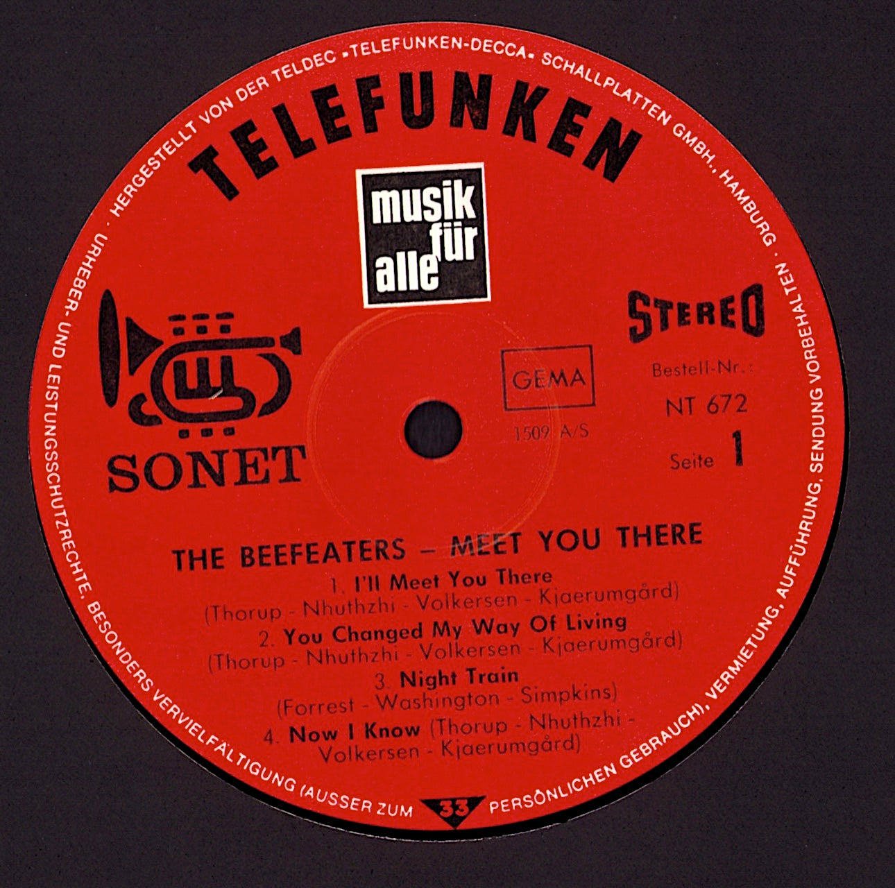 Beefeaters – Meet You There Vinyl LP