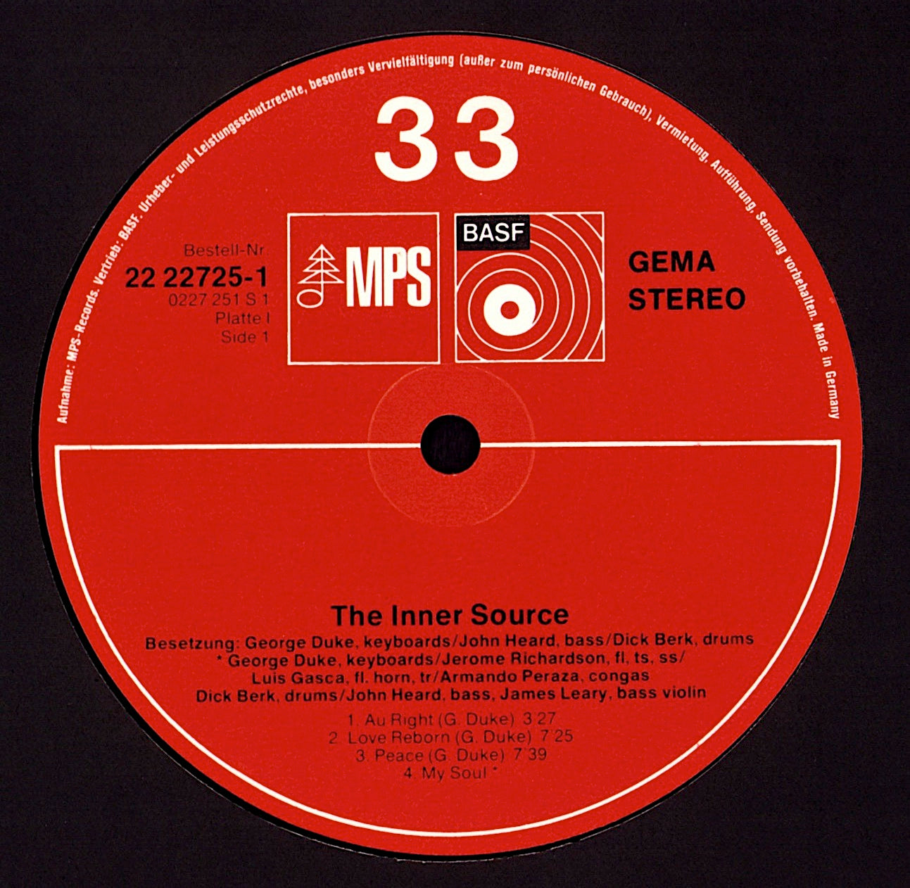 George Duke - Faces In Reflection Vinyl LP Kopie