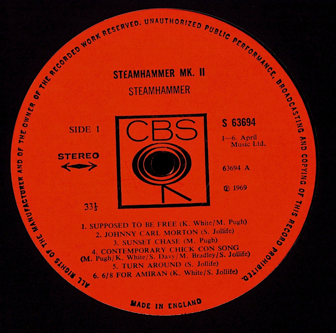 Steamhammer – MK II Vinyl LP