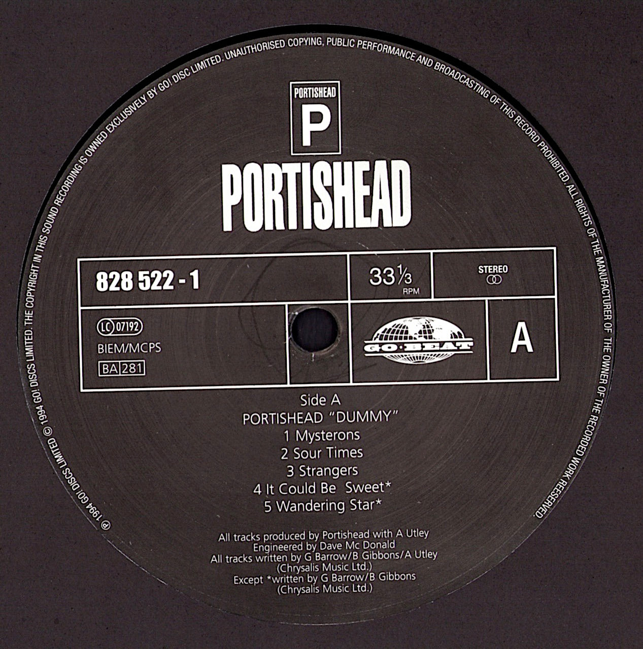 Portishead - Dummy Vinyl LP Kopie