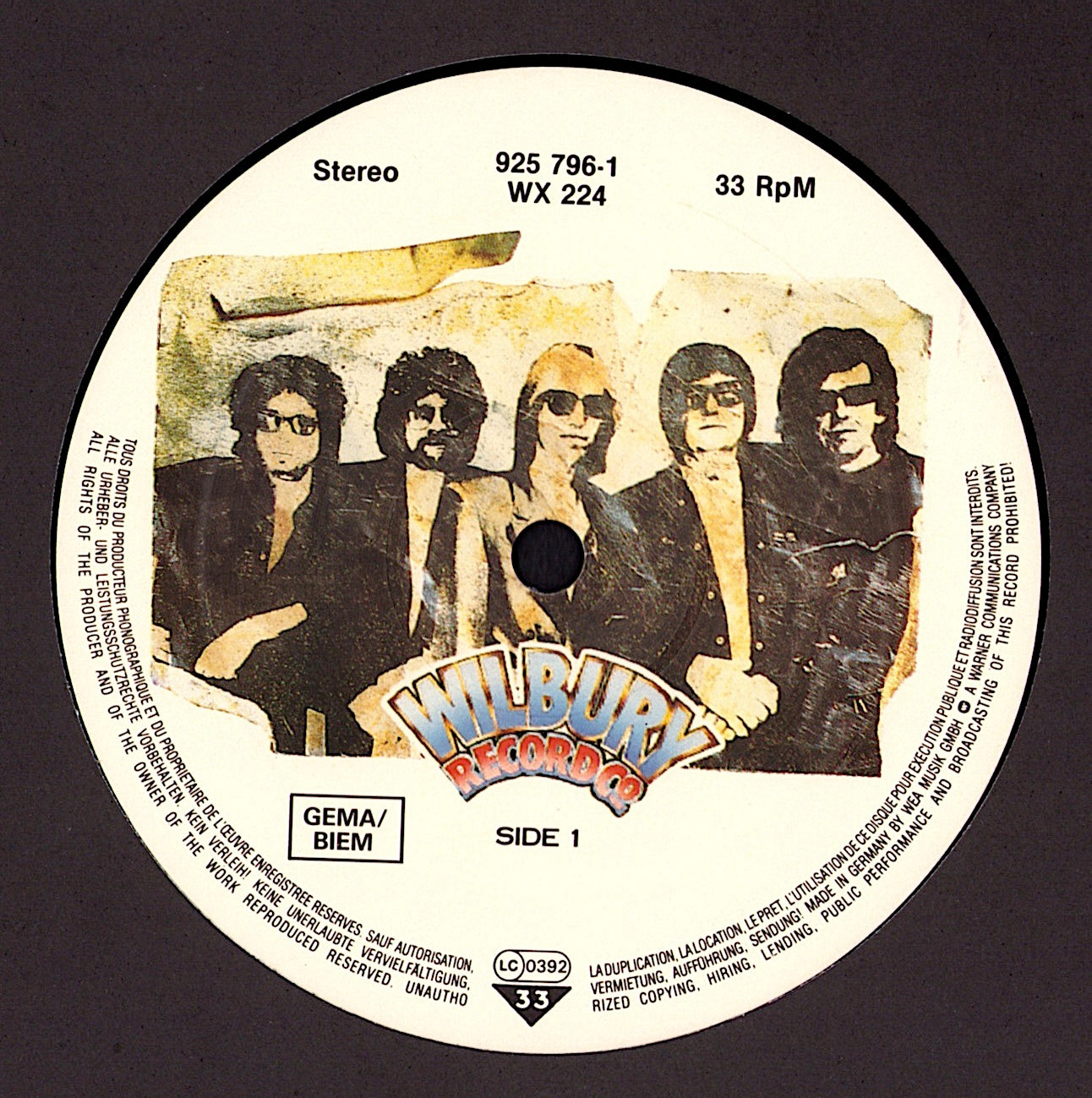 Traveling Wilburys - Volume One Vinyl LP Kopie