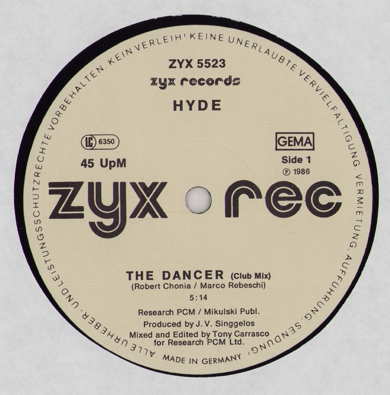 Hyde - The Dancer Vinyl 12"